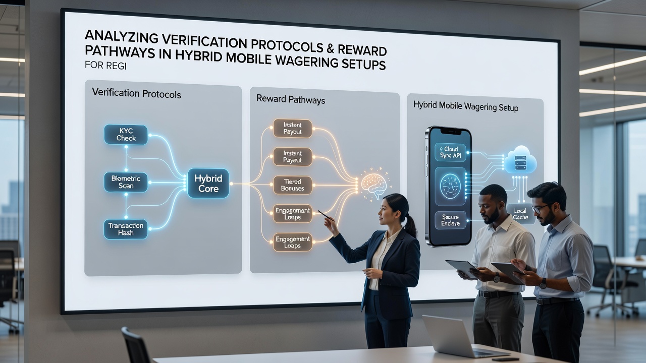 Regional users engaging with verified mobile hybrid wagering rewards dashboard