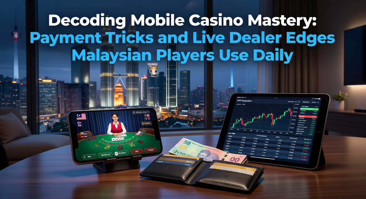 Malaysian player using mobile casino app with payment interface and live dealer table visible on screen