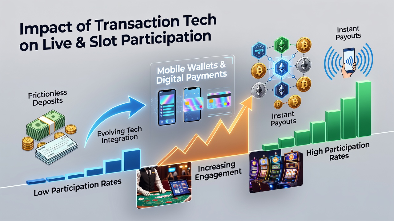 Close-up of smartphone displaying slot game interface alongside transaction confirmation screen