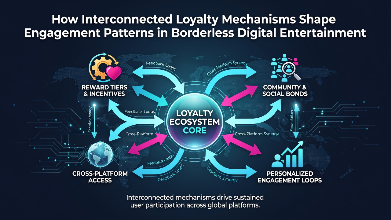 Chart illustrating engagement growth through tiered loyalty connections in digital networks
