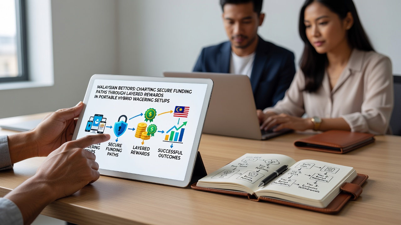 Malaysian bettors using mobile hybrid wagering apps with layered rewards systems on portable devices