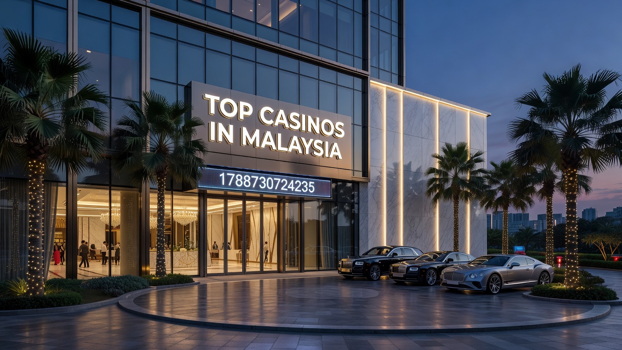 Interior view of gaming floors and resort amenities at leading Malaysian casinos